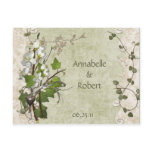 Vintage Save The Date Post Card