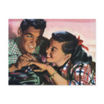 vintage, save the date, engagement, love, retro,