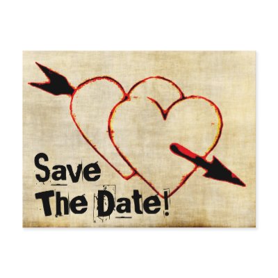 Vintage Save The Date! Postcards