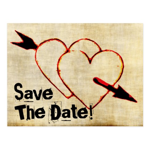 Vintage Save The Date! Postcards
