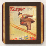 Vintage Scandinavian Cigar Ad Drink Coaster