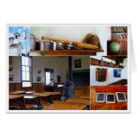 Vintage School House Collage Card