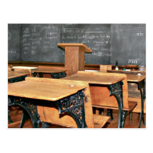 Vintage schoolroom postcards