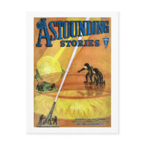 Vintage Sci Fi Comic Astounding Stories - Pirates postcards