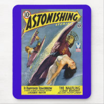 Vintage Sci-Fi Comic - The Halfling mousepads by scenesfromthepast Vintage Sci-Fi Comic - The Halfling mousepads
