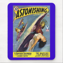 Vintage Sci-Fi Comic - The Halfling mousepads