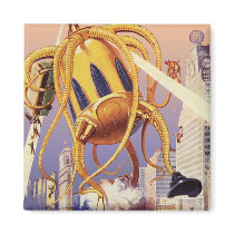 Vintage Sci Fi magnets by YesterdayCafe Vintage Sci Fi magnets