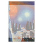 Vintage Science Fiction Aliens on a Foreign Planet Personalized Stationery