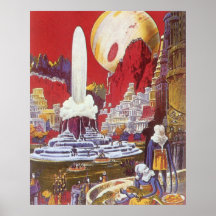 Vintage Science Fiction, Lost City of Atlantis Posters