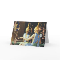 Vintage Science Fiction Spa Beauty Salon Manicures Cards