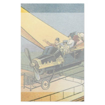 Vintage Science Fiction Steampunk Convertible Car Stationery Paper