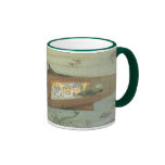 Vintage Science Fiction Submarine Under the Ocean Coffee Mugs