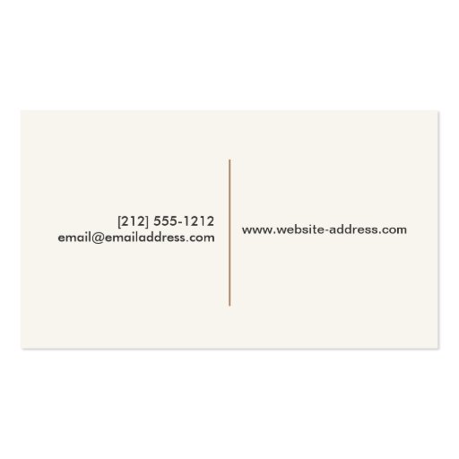 VINTAGE SCISSORS LOGO for Seamstress, Crafters Business Card Template (back side)