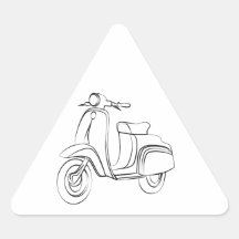Vintage Scooter Stickers