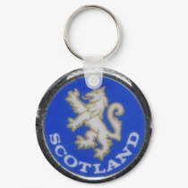 vintage scotland badge keychains