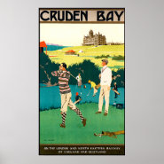 Vintage Scotland Golf Poster
