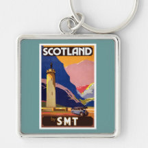 Vintage Scotland Key Chains