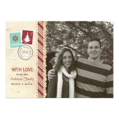 Vintage Scrapbook Holiday Card