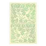 Vintage Scrolling Leaf Artwork Stationery