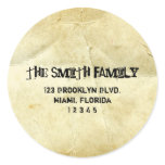 Vintage Scrolls Address Label Stickers