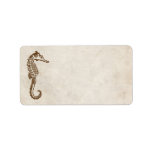 Vintage Sea Horse Beach Address Custom Address Labels
