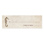Vintage Seahorse Seating Card Business Card Templates