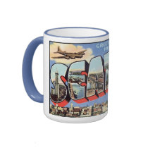Vintage Seattle Postcard Mugs and Steins by vintagegiftmall Vintage Seattle Postcard Mugs and Steins