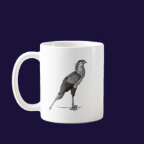 Vintage Secretary Bird mugs