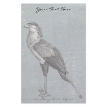 Vintage Secretary Bird Stationery Paper
