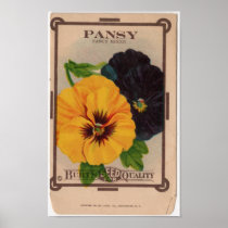 Vintage Seed Packets Print