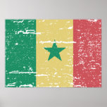 Vintage Senegal Flag posters