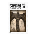 Vintage Sepia Brooklyn Bridge stamps