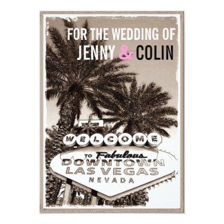Las Vegas Wedding Invitations Announcements Zazzle Photo 1 Of 5 Catchy Las Vegas Wedding Invitations For Additional Beauteous Invitation Modification Ideas 20820161 Superb