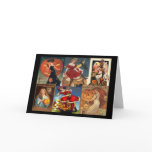 Vintage Sexy Halloween Women Collage Card