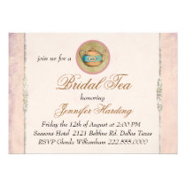 Vintage Shabby Bridal Tea Party invitations