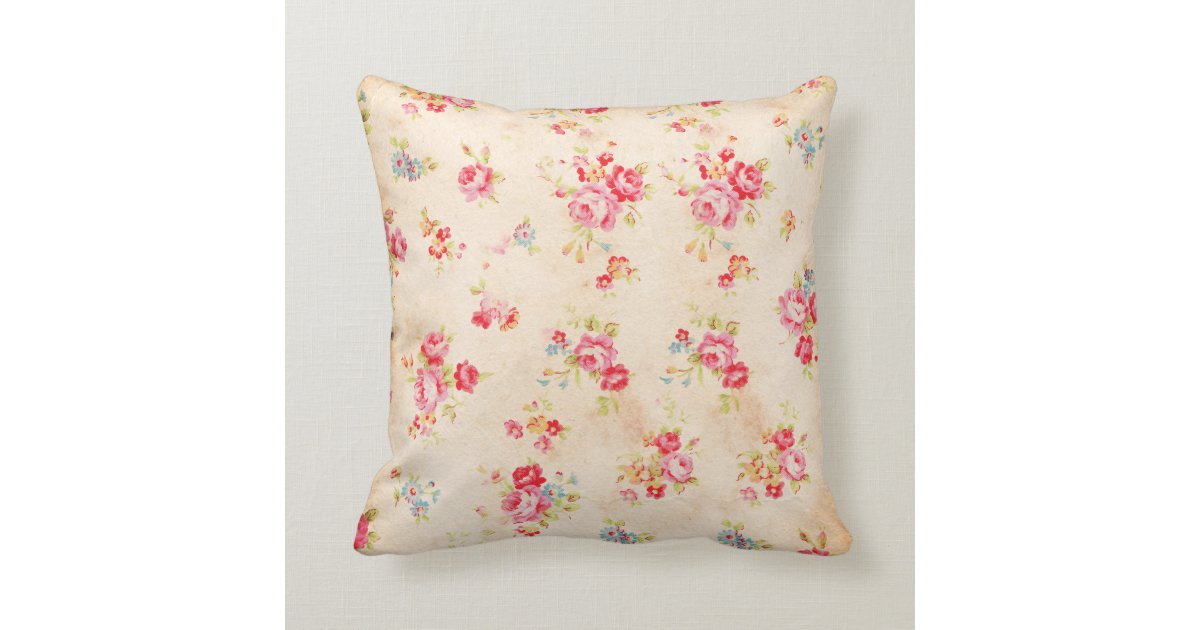 vintage shabby chic girly pink blue roses floral throw vintage shabby chic girly pink blue roses floral throw
