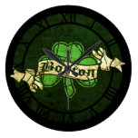 Vintage Shamrock Boston Clock