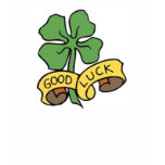 Vintage Shamrock Good Luck Tattoo Art Shirts