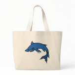 Vintage Shark Tattoo Art Canvas Bags