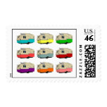 Vintage Shasta Pop Art Postage Stamps
