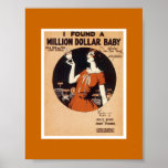 Vintage Sheet Music Poster