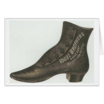 Vintage Shoe Blank Card