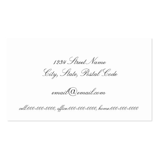 Customizable vintage shoe design elegant business card