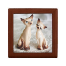 Vintage Siamese cats Gift Box