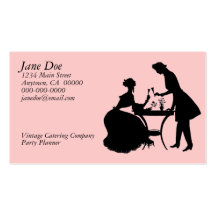 Vintage Silhouette Business Card Templates