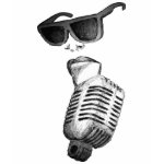vintage singer vector shirt