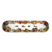 Vintage Sissy Fruit Flowers Girly Girl Skateboard