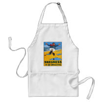 Vintage Skegness Ad - Skegness is so Bracing - Man aprons