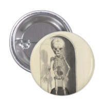 Vintage Skeleton Button