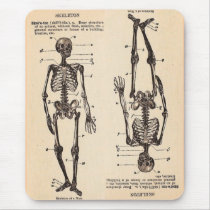 Vintage "Skeleton" Definition Mouse Pads